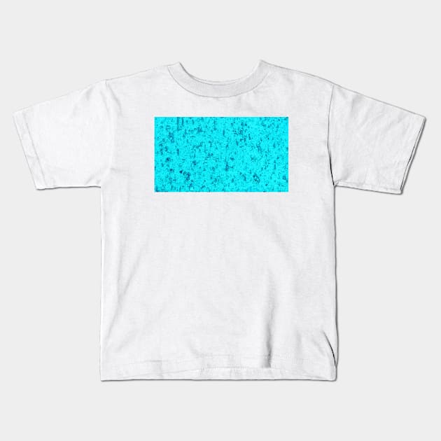 Turquoise Marble Texture Kids T-Shirt by MarbleTextures